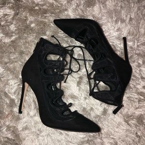 Black stilettos